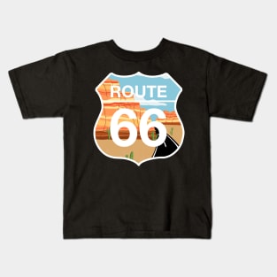 Route 66 Sign Kids T-Shirt